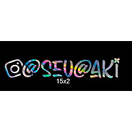 Adesivo Insta Holográfico: Personalize Já! 🌈 - imagem 1