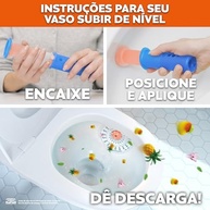 Pato Desodorizador Sanitário Gel Adesivo Fruturístico - Refil com 6 Discos para Banheiro - imagem 5