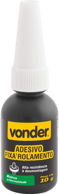 Adesivo Anaeróbico Vonder AFRV 011 para Fixação de Rolamentos - Alta Resistência 10g Verde - imagem 1