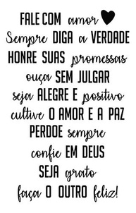 Adesivo de Parede Frase 'Fale Com Amor' 90x60cm - Inspire-se com Estilo e Positividade - imagem 2