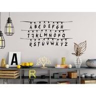 Adesivo Stranger Things: Decore com o Alfabeto! - imagem 1