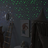633 Adesivos de Estrelas que Brilham no Escuro - Decore seu Quarto com um Céu Estrelado Realista - imagem 3