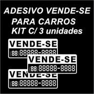 3x Adesivos "Vende-se" para Carro - Destaque seu Veículo e Venda Mais Rápido! - imagem 2