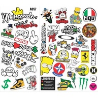 Kit com 120 Adesivos para Moto, Bike, Carro e Capacetes - Alta Resolução e Durabilidade - imagem 4