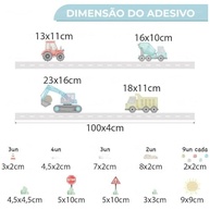 Adesivos Decorativos Infantil Laváveis - Seguros e Fáceis de Aplicar para Quarto de Bebê e Criança - imagem 5