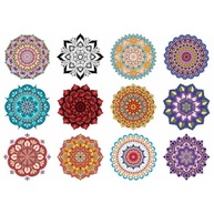 24 Adesivos Mandalas Recortados - Decore com Estilo e Facilidade - imagem 5