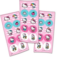 Adesivos Hello Kitty Rosa: Decore Sua Festa! - imagem 1