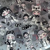 Adesivos Kawaii Cute Girl: Estilo e Brilho à Prova d'Água - imagem 1