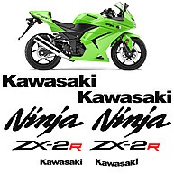 Adesivos Kawasaki Ninja 250R/ZX-2R: Deixe Sua Moto Impecável! - imagem 1