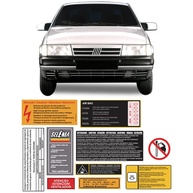 Adesivos Motor Fiat Tempra/Tipo: Alerta e Estilo! - imagem 1