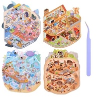 Adesivos 3D DIY Cenários Mágicos - Espaço, Caverna, Fazenda, Subaquático | Presente Criativo para Meninas - imagem 2