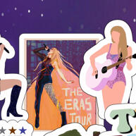 Adesivos Taylor Swift The Eras Tour: 55 Unidades para Celebrar Suas Eras - imagem 1
