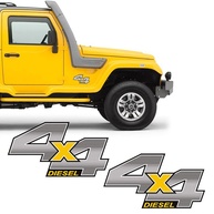 Adesivos Troller 4x4 Diesel: Deixe sua Pick-up Impecável! - imagem 1