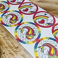 Adesivos Unicórnio: Decore sua Festa com Magia! - imagem 1