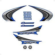 Adesivos Yamaha Ybr 125 2008 Azul: Personalize sua Moto - imagem 1