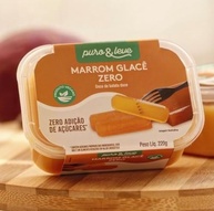 Marrom Glacê Vegano Zero Adição Açúcar Puro & Leve - 220g - imagem 1