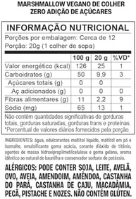 Pote Marshmallow Vegano + 4 musas ao leite de coco vegana zero adição de açúcares - imagem 2