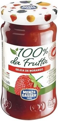 Geleia ITALIANA Morango MENZ & GASSER 240g Sem Açúcar Adicionado 2 Unidades 100% Fruta - imagem 2