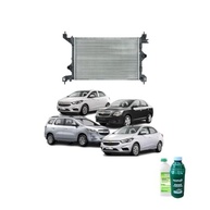 Kit Radiador GM Cobalt Spin Prisma Onix 17 Com Aditivo Verde E Água Desmineralizada 1L - imagem 2