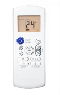 Controle remoto compativel ar condicionado Springer Midea Admiral Comfee RG57B - imagem 1