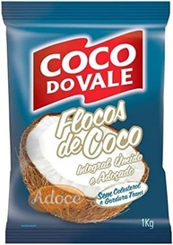 Coco em Flocos Úmido Adoçado kg Do Vale - imagem 2