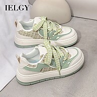 IELGY Sapatos Brancos Femininos Casuais Adolescentes - imagem 2
