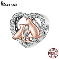 Charms de Prata 925 Bamoer: Gatos Adoráveis! - imagem 2