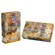 Puzzle 500 Peças: Gatos Adoráveis 🧩 - imagem 2