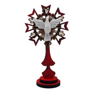 Pedestal Adorno Divino Espírito Santo Mesa 15cm - Elegância Sagrada - imagem 1