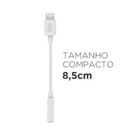 Cabo Adaptador Lightning para P3 (3.5mm) ELG ADP8P3 - Áudio para iPhone/iPad Branco - imagem 5