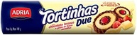 Adria Biscoito Recheio Chocolate Branco E Geleia De Frutas Vermelhas Tortinhas Due Pacote 140G - imagem 1