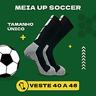 Meias de Futebol Antiderrapantes: Kit 10 Up Adulto - imagem 2
