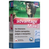Advantage Max-3: Proteja Seu Cão de Pulgas e Carrapatos - imagem 1