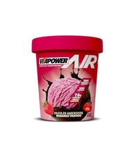 Vitapower - Pasta de Amendoim Aerada - 600g - Morango Trufado - imagem 2