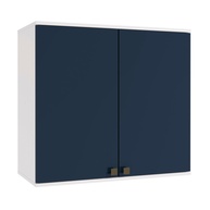 Aéreo Cozinha Celeste 80cm: Branco/Azul Moderno - imagem 1