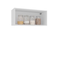 Armário Aéreo com Porta Basculante Branco - Design Moderno e Resistente à Umidade | Linha Meena - imagem 3