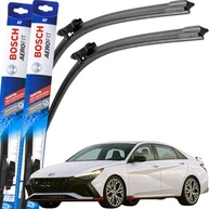 Par Palheta Limpador Parabrisa Silicone Bosch Aerofit Hyundai Elantra 2017-2024 - imagem 2