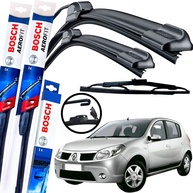 Kit Palhetas Limpador Parabrisa Bosch Aerofit Dianteiro + Traseiro Sandero 2007-2014 - imagem 1