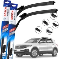 Par de Palhetas Limpador Parabrisa Bosch Aerofit Multiclip T-Cross 2019-2024 - imagem 2