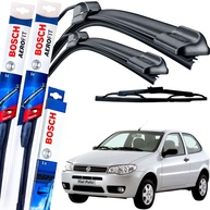Kit Palheta Limpador Parabrisa Bosch Aerofit Dianteira + Traseira para Fiat Palio (2003-2010) - Visibilidade e Durabilidade Superior - imagem 1