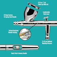 Iwata - Medea Eclipse HP CS Pistola de aerógrafo de dupla ação/alimentação por gravidade - imagem 5
