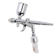 Harder & Steenbeck Aerógrafo, Infinity 2024 Crplus 2 Em 1 - Conjunto De Pintura Dupla Ação Engenharia Alemã Com Alimentação Por Gravidade, Bico Autocentrante Titânio 0,25 Mm E 0,44 Mm, Copos Tinta M - imagem 5