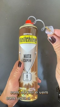 Kelldrin Cupinicida Aerossol 400ml: Proteção Poderosa Contra Cupins em Madeira - imagem 3