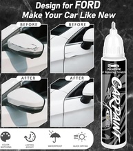 Tinta de Retoque Preto Metálico UM/M7216 Ágata para Ford - Reparo de Arranhões com Combinação Exata de Cores - imagem 3