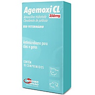 Agemoxi CL 250mg: Antibiótico para Cães e Gatos - imagem 1