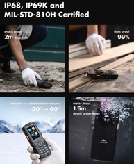 AGM M7: Celular 4G Robusto e Compacto - imagem 4