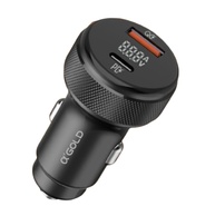 Carregador Veicular Turbo 60W A'Gold Pro: Carregamento Ultrarrápido USB 3.0 + Tipo C com LED PD+QC4.0 - imagem 1