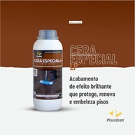 Cera Especial Brilho LP Pisoclean 1L - Proteção e Brilho para Pisos com Resina Acrílica Base Água - imagem 5
