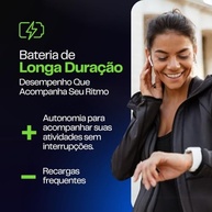 Smartwatch Completo: Tela 2.02", 7 Pulseiras, Case, Resistente à Água e Bateria Duradoura - imagem 5