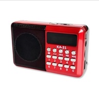 Rádio Portátil Digital Aikino JD-31: Som FM Claro, USB e Bateria Recarregável - imagem 2